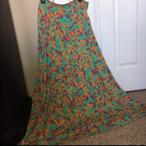 Lularoe Maxi Skirt Size Large